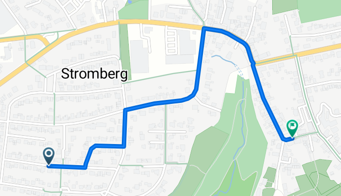 Mörikestraße 11, Oelde nach Daudenstraße 2, Oelde