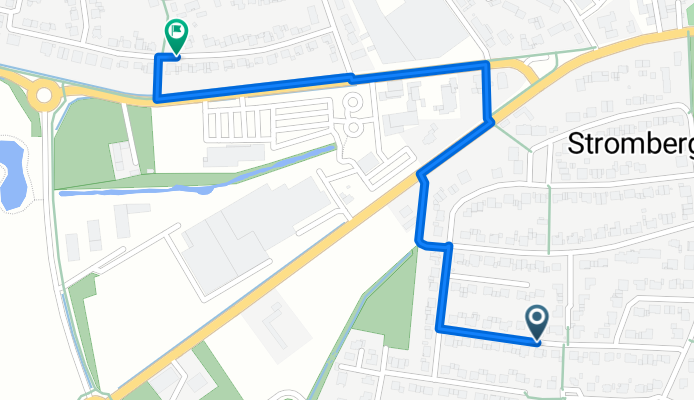 Mörikestraße 11, Oelde nach Wiesenstraße 18A, Oelde