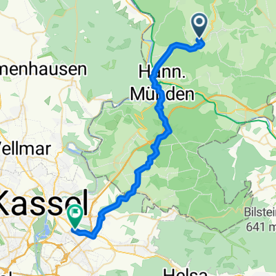 Im Sieke 5, Hann. Münden nach Leipziger Straße 258, Kassel