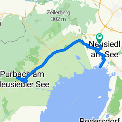 Berggasse 41, Neusiedl am See nach Berggasse 52, Neusiedl am See