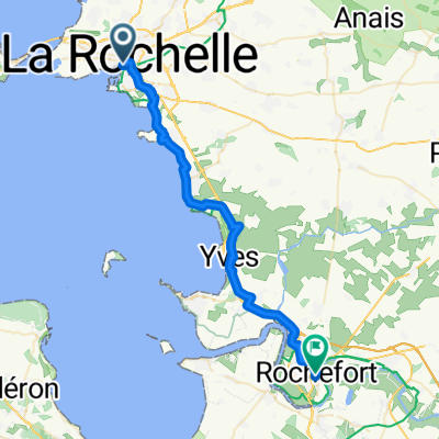 3 Rue de la Monnaie, La Rochelle nach 111–127 Rue Pierre Loti, Rochefort