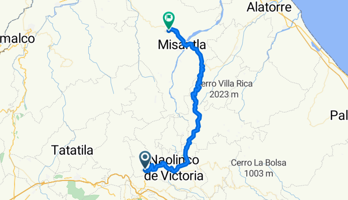 De Emiliano Zapata 19, Coacoatzintla a Unnamed Road