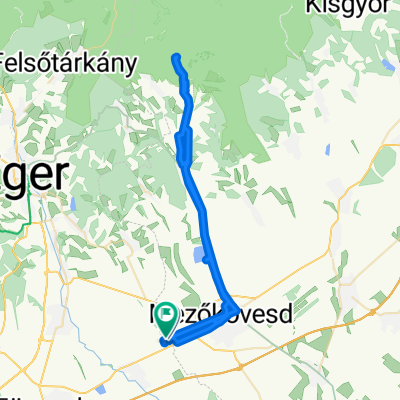 Fürdő utca 29., Zsórifürdő to Akác utca 17., Zsórifürdő