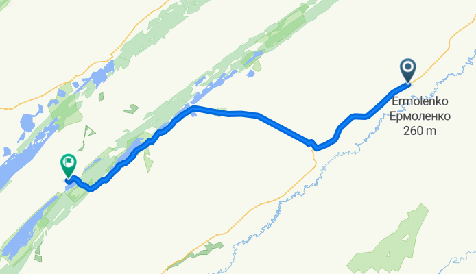 От A322, Чистюнька до Unnamed Road