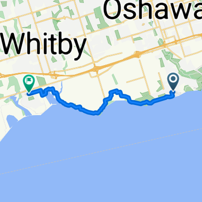 630–646 Lakeview Ave, Oshawa to 137 Whitby Shores Greenway, Whitby
