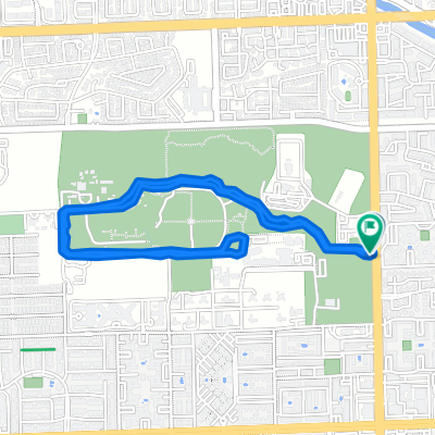 SW 80th St, Miami to SW 80th St, Miami