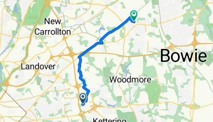 801–853 Capital Center Blvd, Upper Marlboro to 6100–6198 Sutters Pl, Bowie