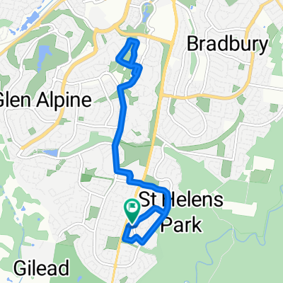 Fiveash Street 3, Saint Helens Park to Fiveash Street 3, Saint Helens Park