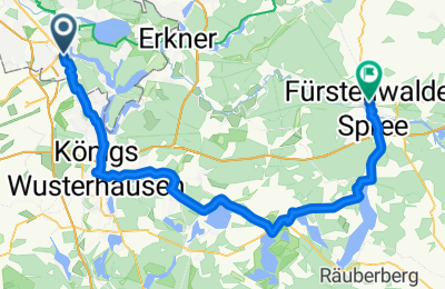 Route in der Bikemap App öffnen