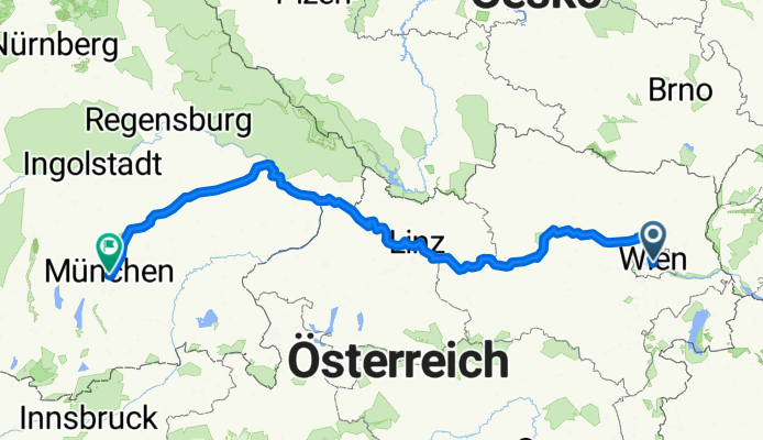 Vienna to Munich (Donauradweg)
