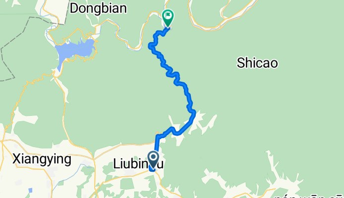 刘斌堡乡G234兴阳线北京市延庆区刘斌堡中学 to 千家店镇滦赤路百里山水画廊, 北京市