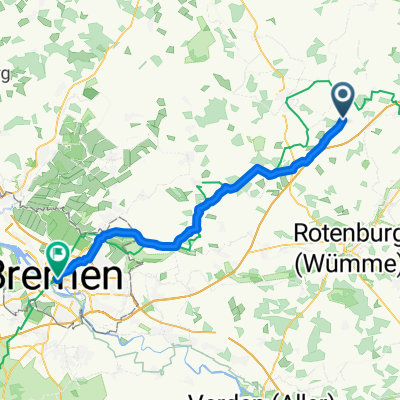 Eichenstraße 32, Elsdorf nach Rembertiring 57, Bremen