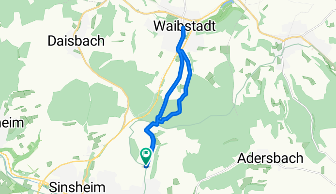 Rundweg Sinsheim Rohrbach - Waibstadt 
