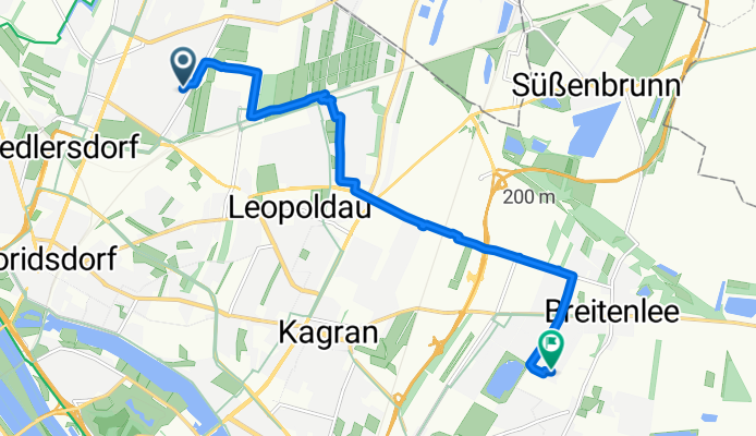 Marco-Polo-Platz 8, Wien nach Karl-Bednarik-Gasse 37, Wien