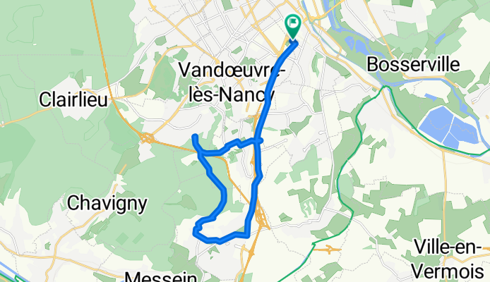 De Rue Général Leclerc 38, Jarville-la-Malgrange à Rue Général Leclerc 52, Jarville-la-Malgrange