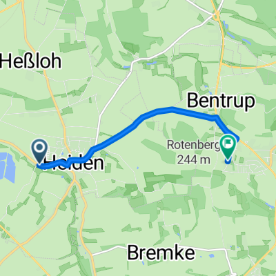Heidensche Straße 274, Lage nach Am Plass 29, Detmold