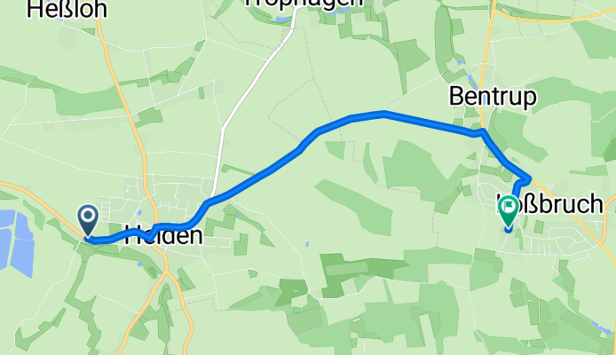 Heidensche Straße 274, Lage nach Am Plass 29, Detmold