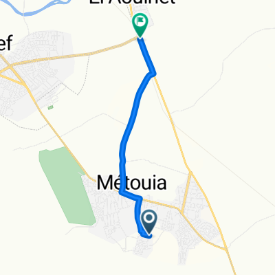 De Rue Abou El-Kacem Al-Chebbi, Métouia à P1