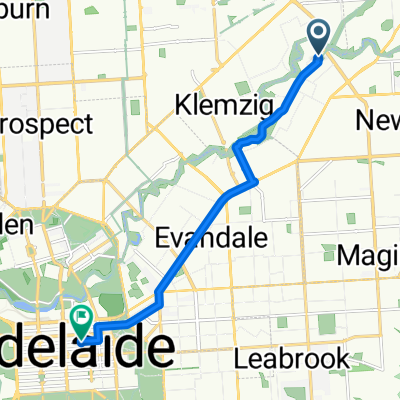 Paradise to 101 Pirie Street