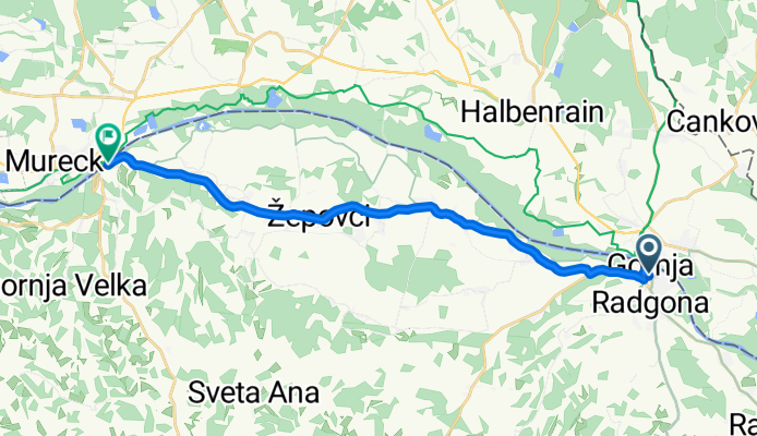 G.Radgona - Apače - Trate - Mureck - "R2" - G.Radgona