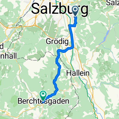Schloss Aigen nach Berchtesgaden