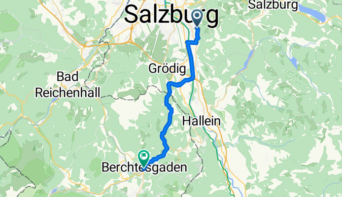 Schloss Aigen nach Berchtesgaden