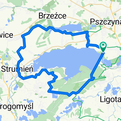 Jeziorna 84, Goczałkowice-Zdrój do Jeziorna 84, Goczałkowice-Zdrój