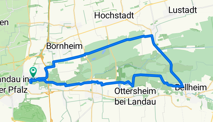 Radtour LD - Zeiskam - Bellheim - LD