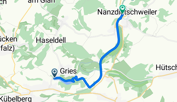 Hauptstraße, Gries to Schulstraße 20A, Nanzdietschweiler