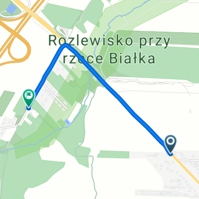 Świętego Rocha 293, Częstochowa do Goździków 63, Częstochowa