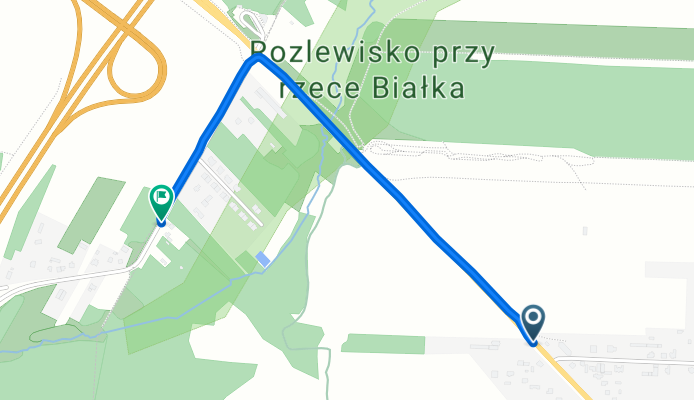 Świętego Rocha 293, Częstochowa do Goździków 63, Częstochowa