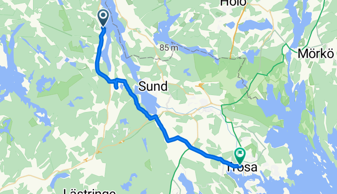 Mälby-Trosa (short cut)