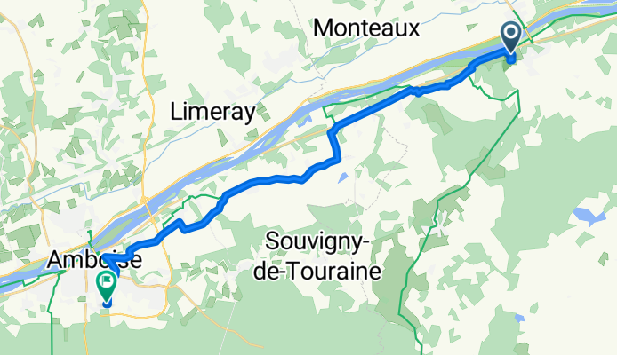 162 Le Château, Chaumont-sur-Loire to 17 Rue des Sablonnières, Amboise