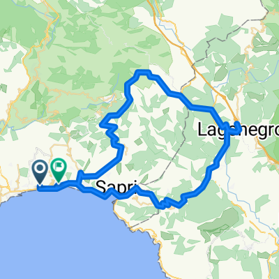 Da Traversa Seconda Di Via Pinturella in frazione Capitello 2, Ispani a Viale Tancredi d'Altavilla 44, Ispani