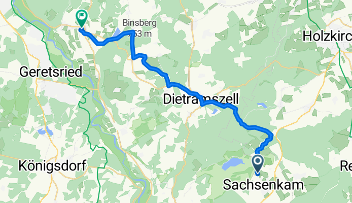 Am Reutberg, Sachsenkam nach Hauptstraße 7, Dietramszell