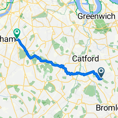 58 Shroffold Road, Bromley to 421–431 Brixton Road, London