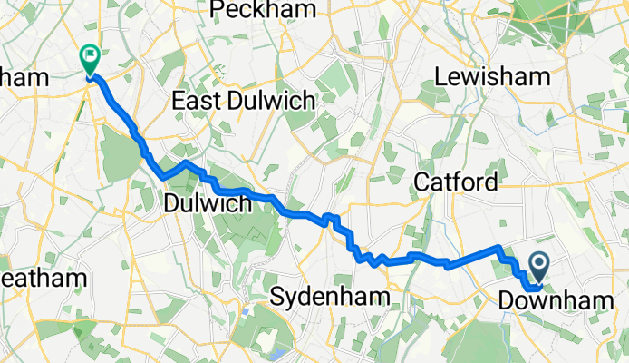 58 Shroffold Road, Bromley to 421–431 Brixton Road, London