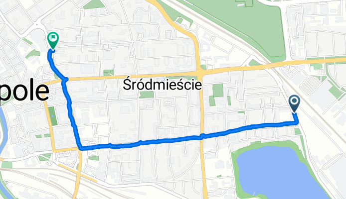 Tadeusza Rejtana 5–5a, Opole do Plac Mikołaja Kopernika 1, Opole