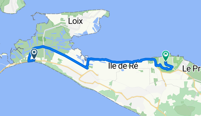 De 50 Route d'Ars, La Couarde-sur-Mer à 3 Place Eudes d'Aquitaine, Saint-Martin-de-Ré