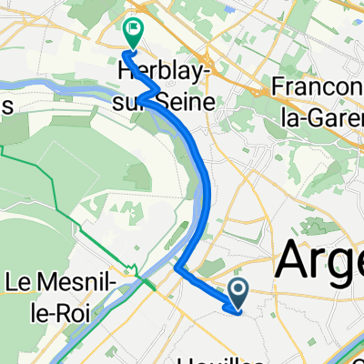 De 57 Rue Richepanse, Sartrouville à 5 Place de l'Orme Macaire, Herblay