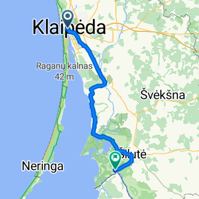 I. Kanto gatvė 2–6, Klaipėda to Taikos gatvė 2, Rusnė