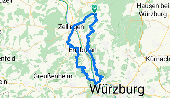 Panorama-Rundkurs: Retzstadt - Veitshöchheim - Retzstadt