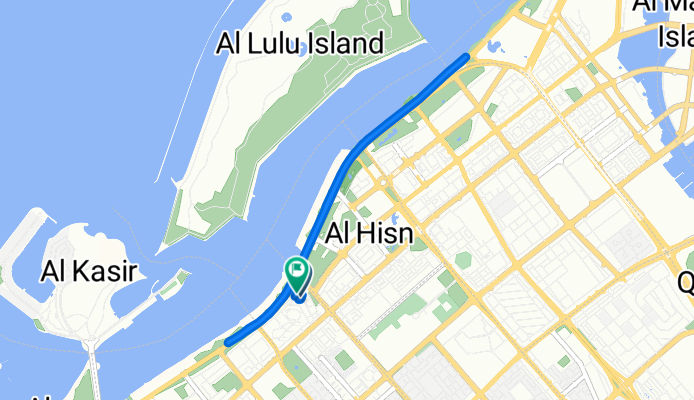 المِرْقاب 10, أبو ظبي to شارع المِرِيجِب 3, أبو ظبي