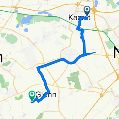 Route von Gladiolenweg 34, Kaarst