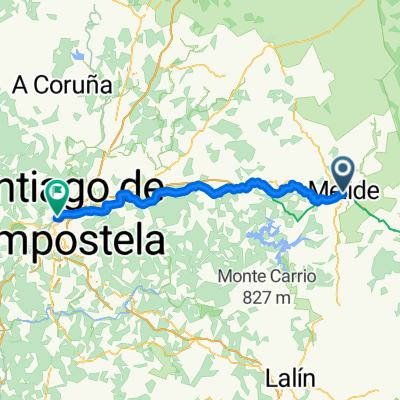 Melide - Santiago de Compostela
