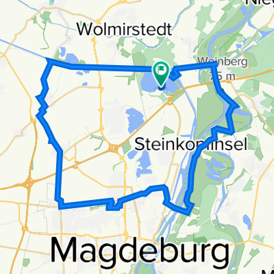 Wiedersdorfer Straße 1, Magdeburg nach Wiedersdorfer Straße 1, Magdeburg