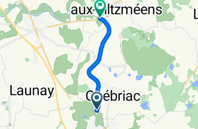 Route in der Bikemap App öffnen