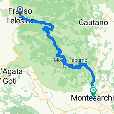 Cycling the Alps Monte Taburno (1102m)