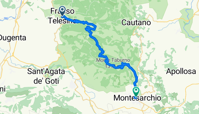 Cycling the Alps Monte Taburno (1102m)