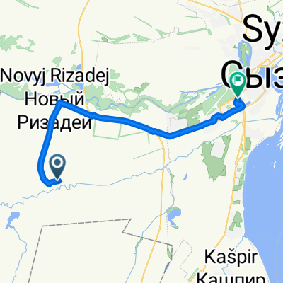 Маршрут в проспект Гагарина, 2, Сызрань